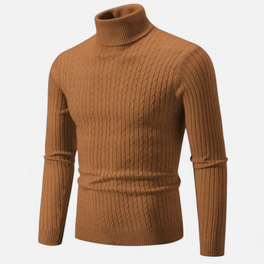 Warm Crew Neck Wool Sweater - ModishWorld