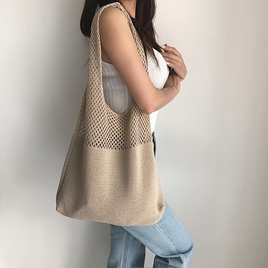 Stylish Woven Summer Beach Tote Bag