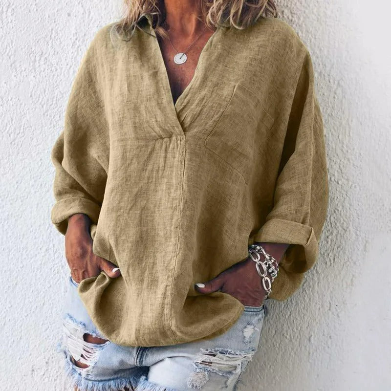 Elegant Simple Women's Blouse Sophie