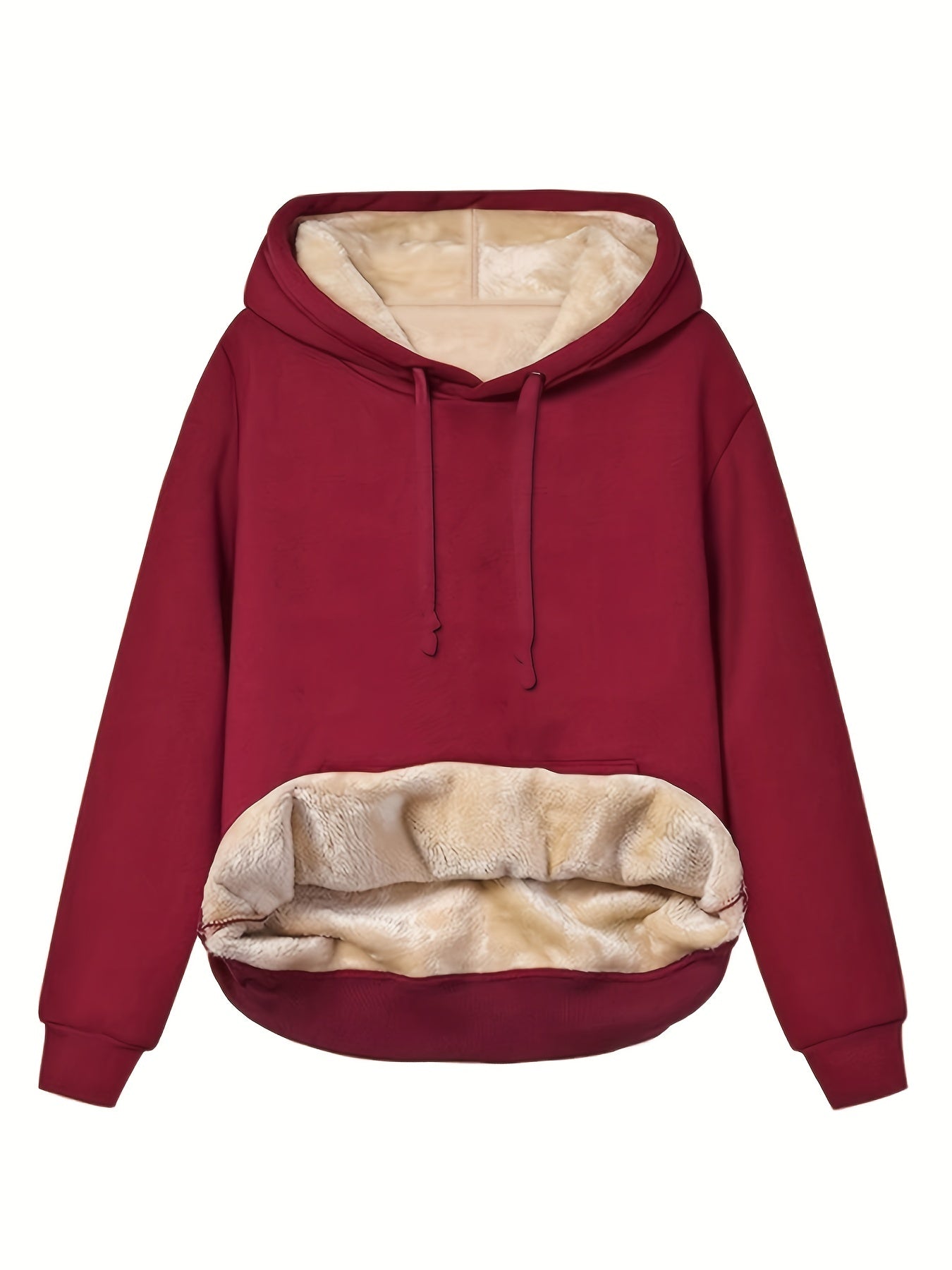 Cozy Fleece Hoodie with Adjustable Hood and Pocket