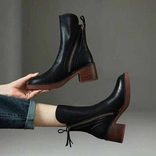 Warm Waterproof Women's Ankle Boots - ModishWorld