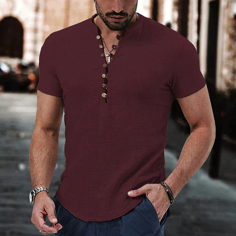Lightweight Casual Men's Linen Shirt