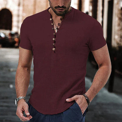 Lightweight Casual Men's Linen Shirt