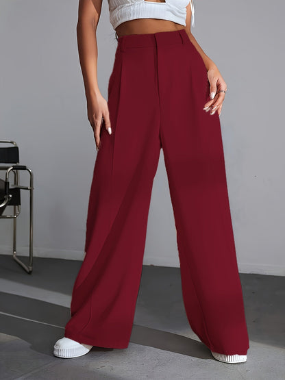 Ladies Comfortable Loose Fit Pleated Pants