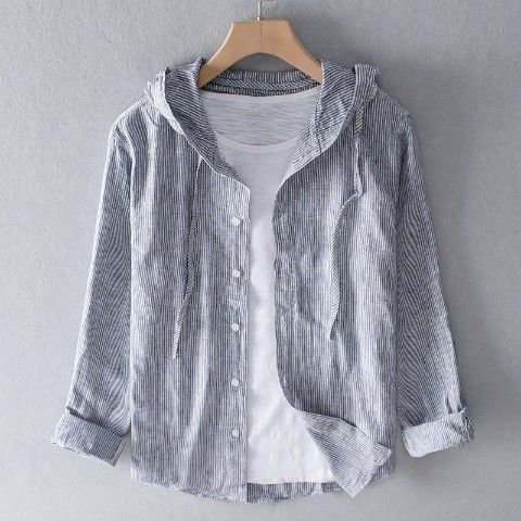 Relaxed Fit Mens Hoodie Shirt - ModishWorld