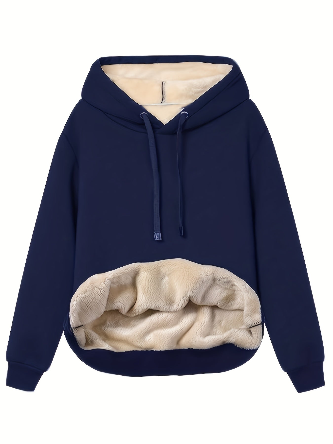 Cozy Fleece Hoodie with Adjustable Hood and Pocket