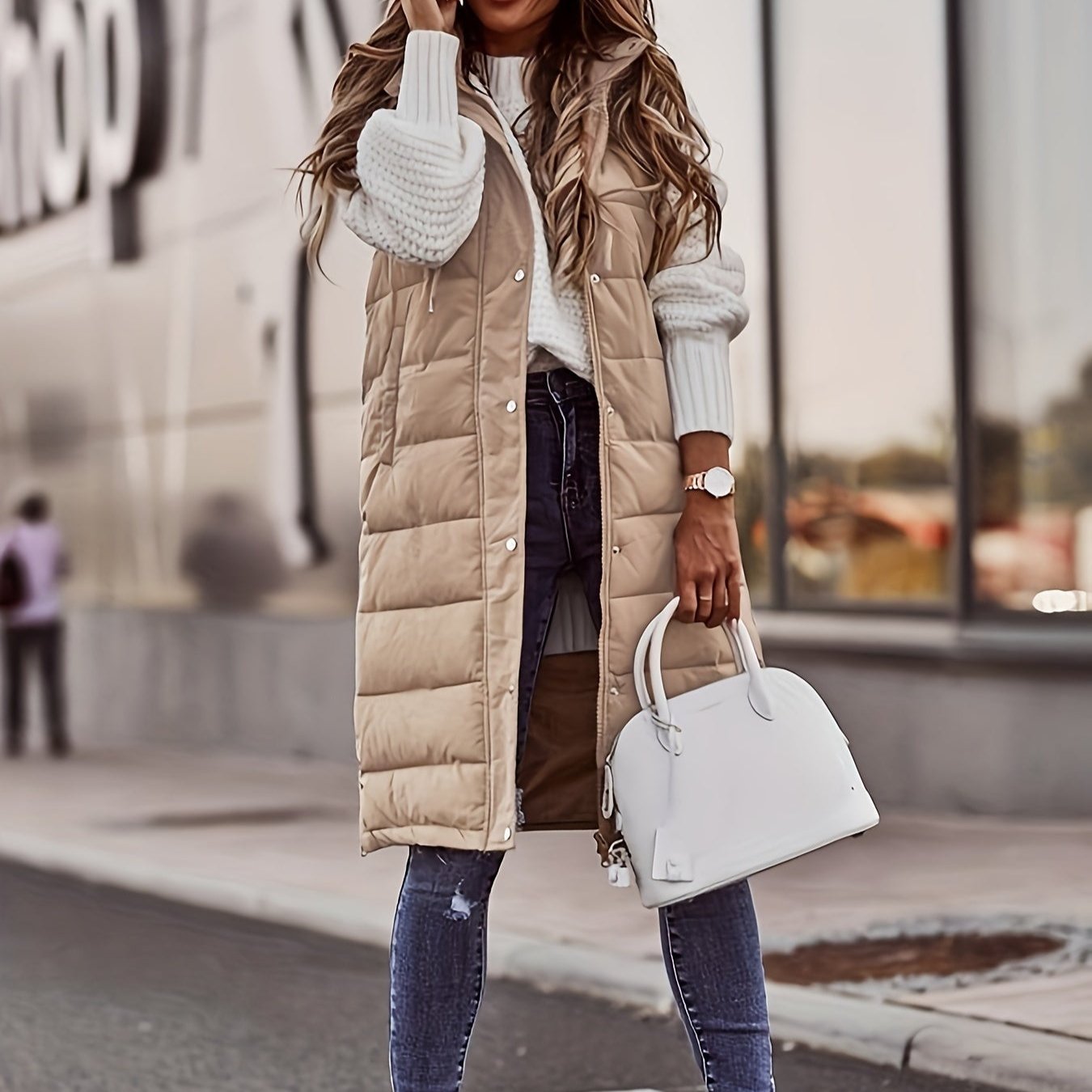 Warm Women's Padded Gilet Jacket - ModishWorld
