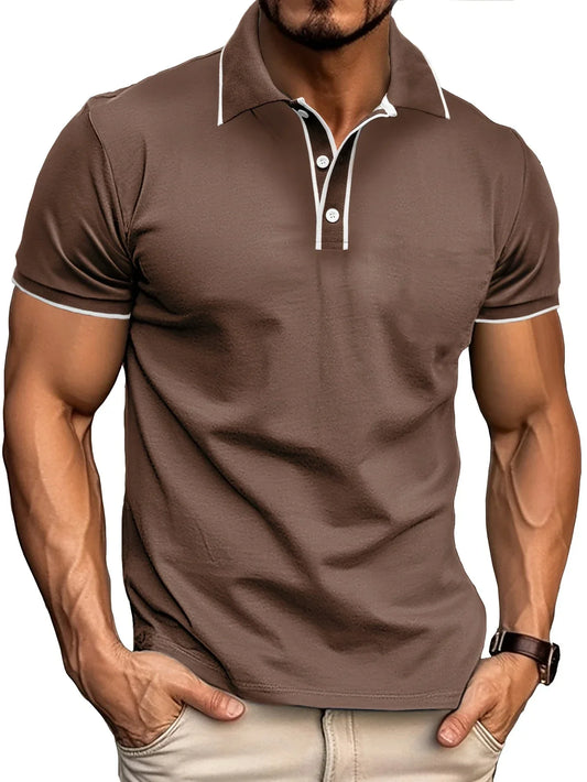Classic Comfortable Mens Polo Shirt - ModishWorld