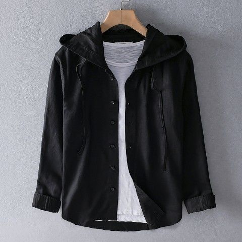 Relaxed Fit Mens Hoodie Shirt