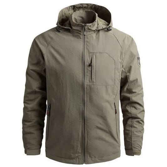 Waterproof Men's Cargo Windbreaker Jacket - ModishWorld
