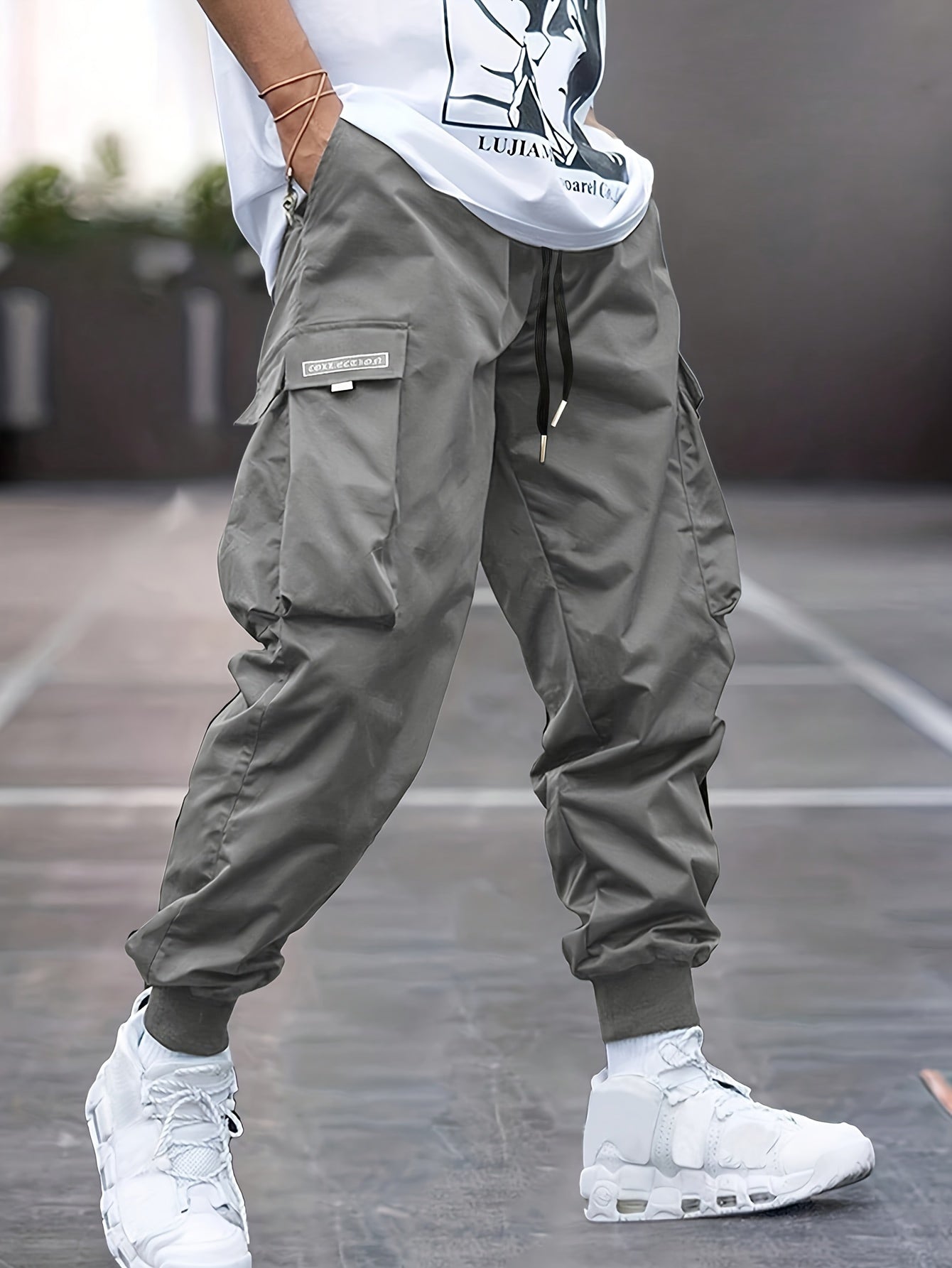 Men's Comfortable Black Work Pants