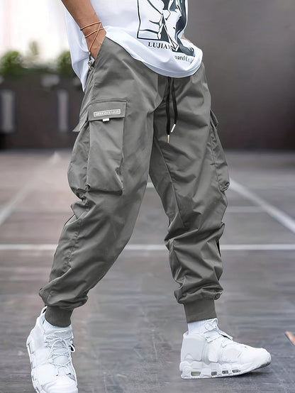 Men's Comfortable Black Work Pants