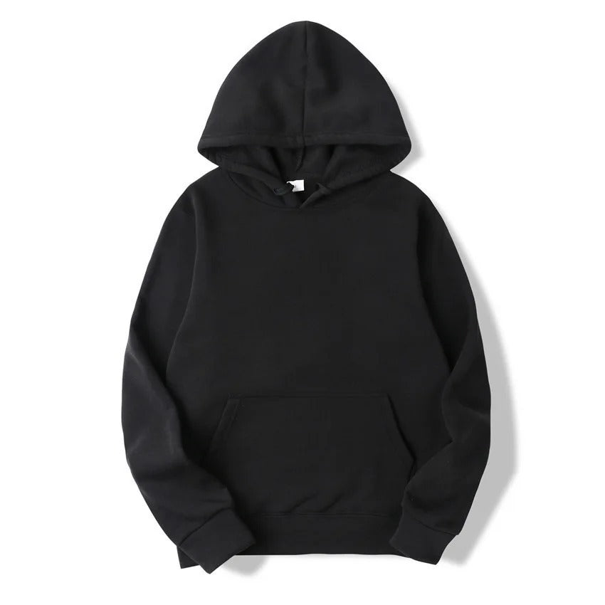 Classic Casual Hooded Sweatshirt with Pockets - ModishWorld