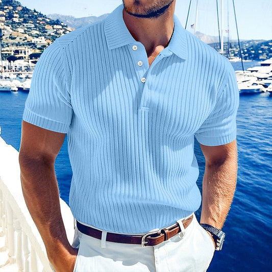 Casual Men's Short Sleeve Golf Shirt - ModishWorld