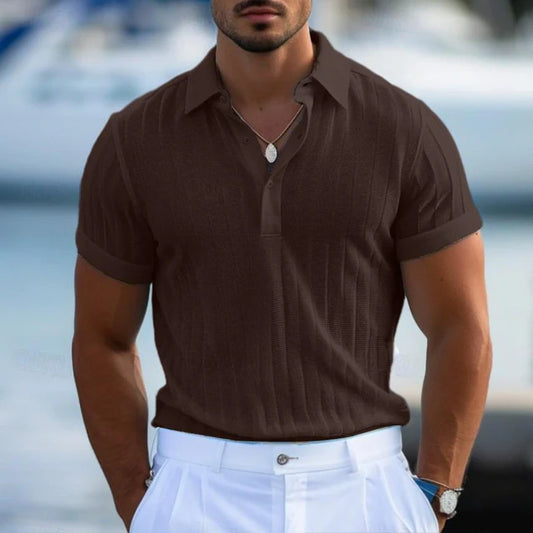 Calvin | Classic Fit Mens Polo Shirt - ModishWorld