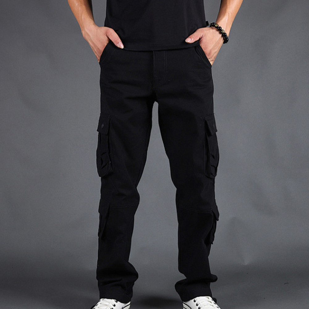 Men's Tactical Pants - Multiple Pockets Straight Fit