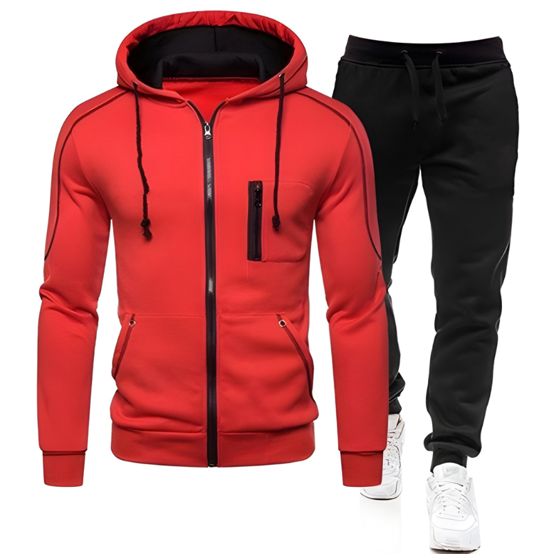 Athletic Full Zip Fitness Tracksuit