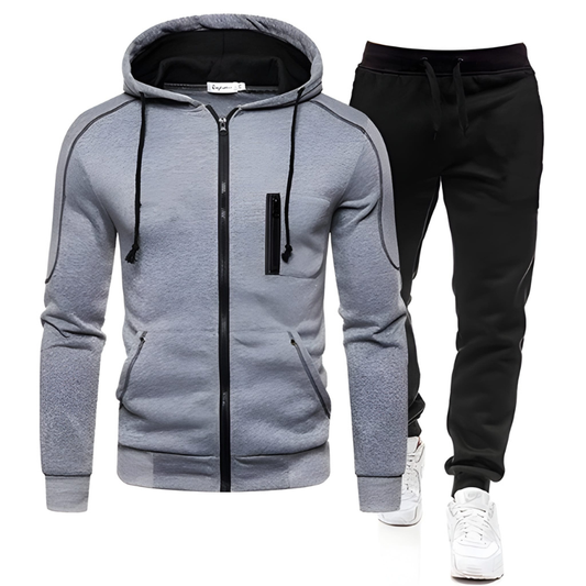 Athletic Full Zip Fitness Tracksuit - Modish World