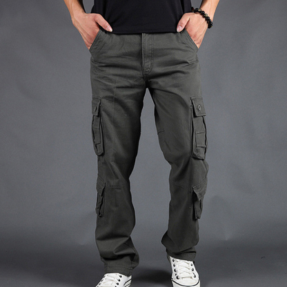 Men's Tactical Pants - Multiple Pockets Straight Fit