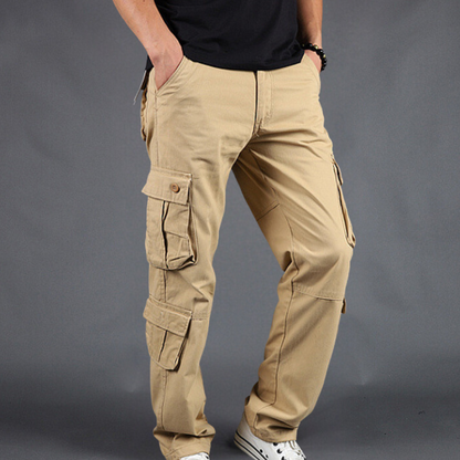 Men's Tactical Pants - Multiple Pockets Straight Fit - ModishWorld