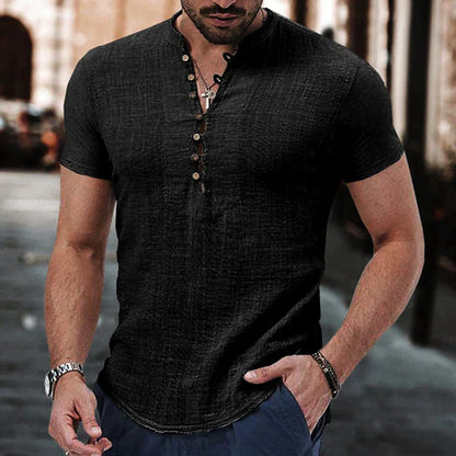 Lightweight Casual Men's Linen Shirt