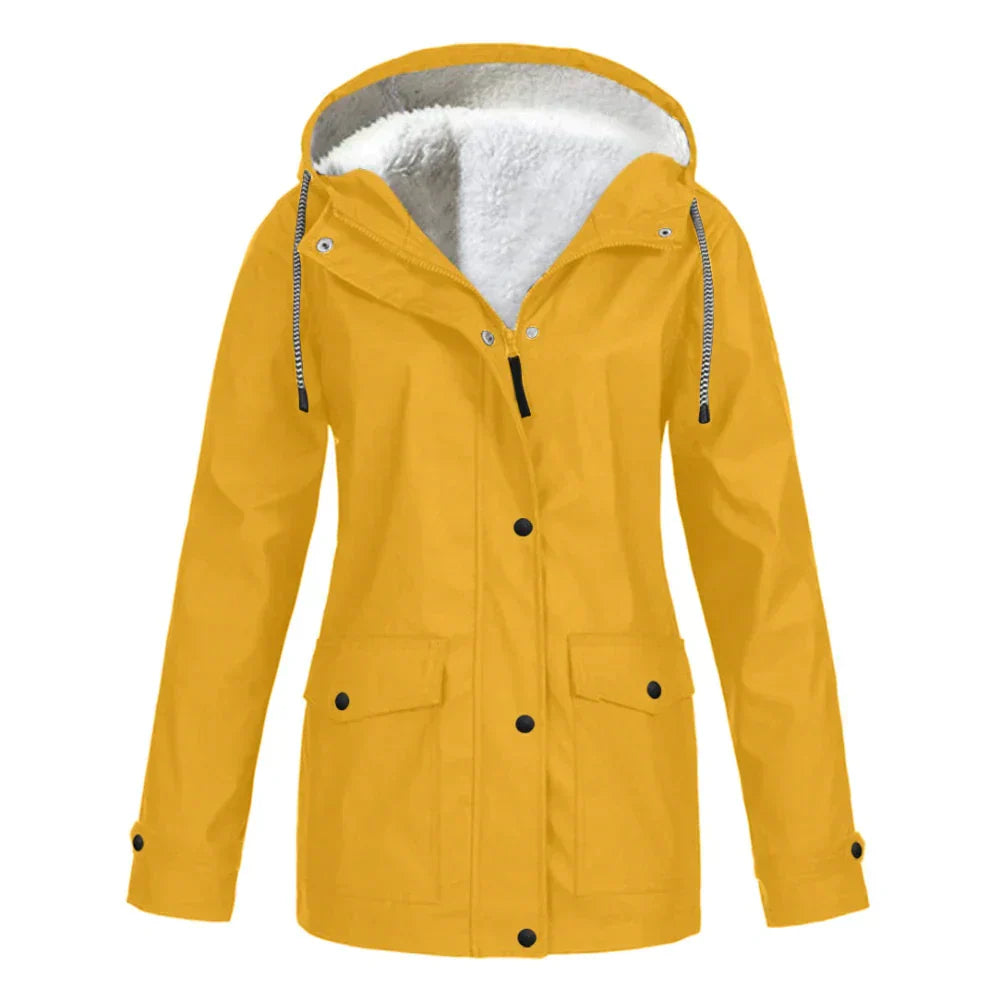 Waterproof Hooded Coat - Insulated Ladies Jacket