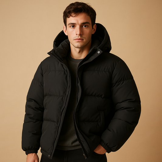 Warm Men's Quilted Puffer Winter Jacket - Modish World