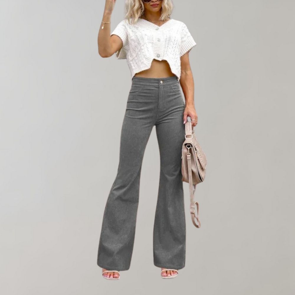 Women's Classic Wide Leg High Waisted Jeans