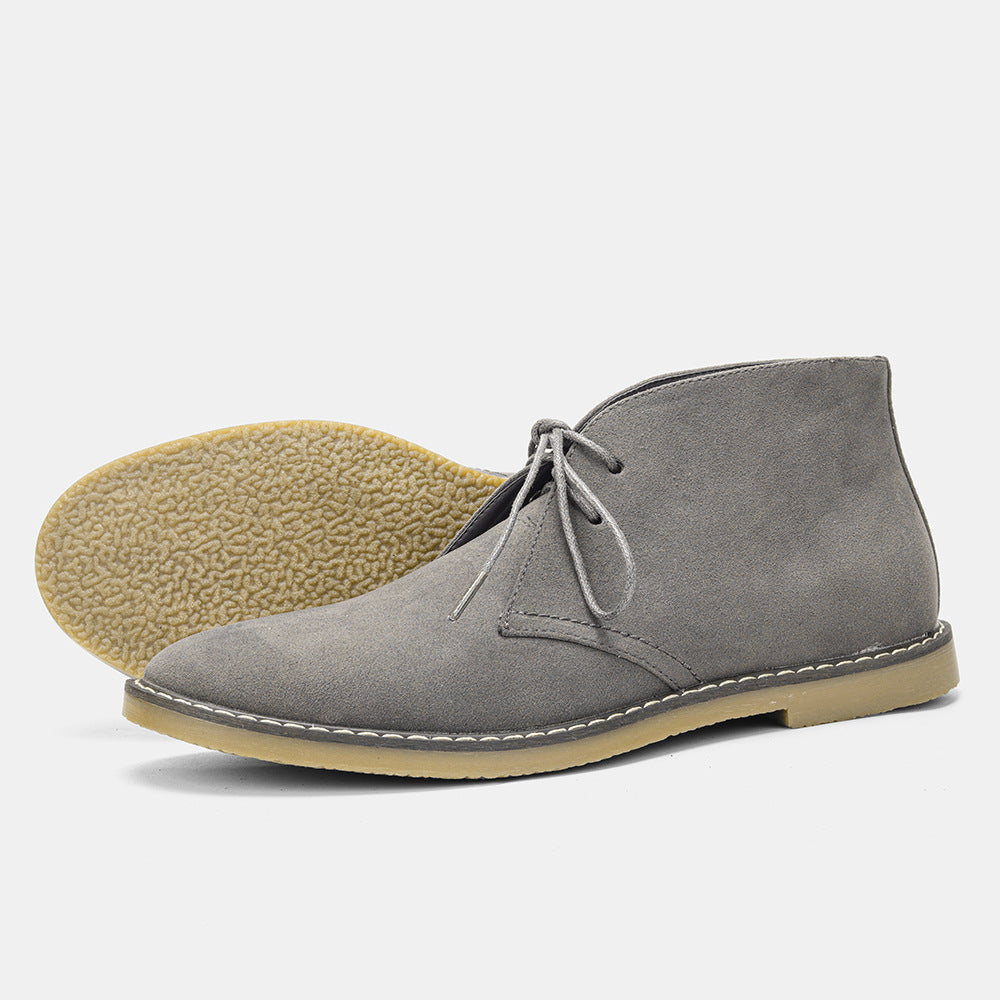 Men's Classic Low Heel Ankle Boots