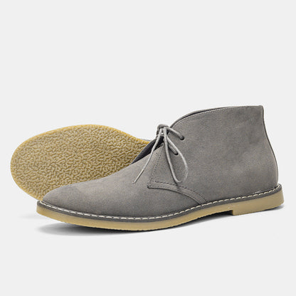 Men's Classic Low Heel Ankle Boots