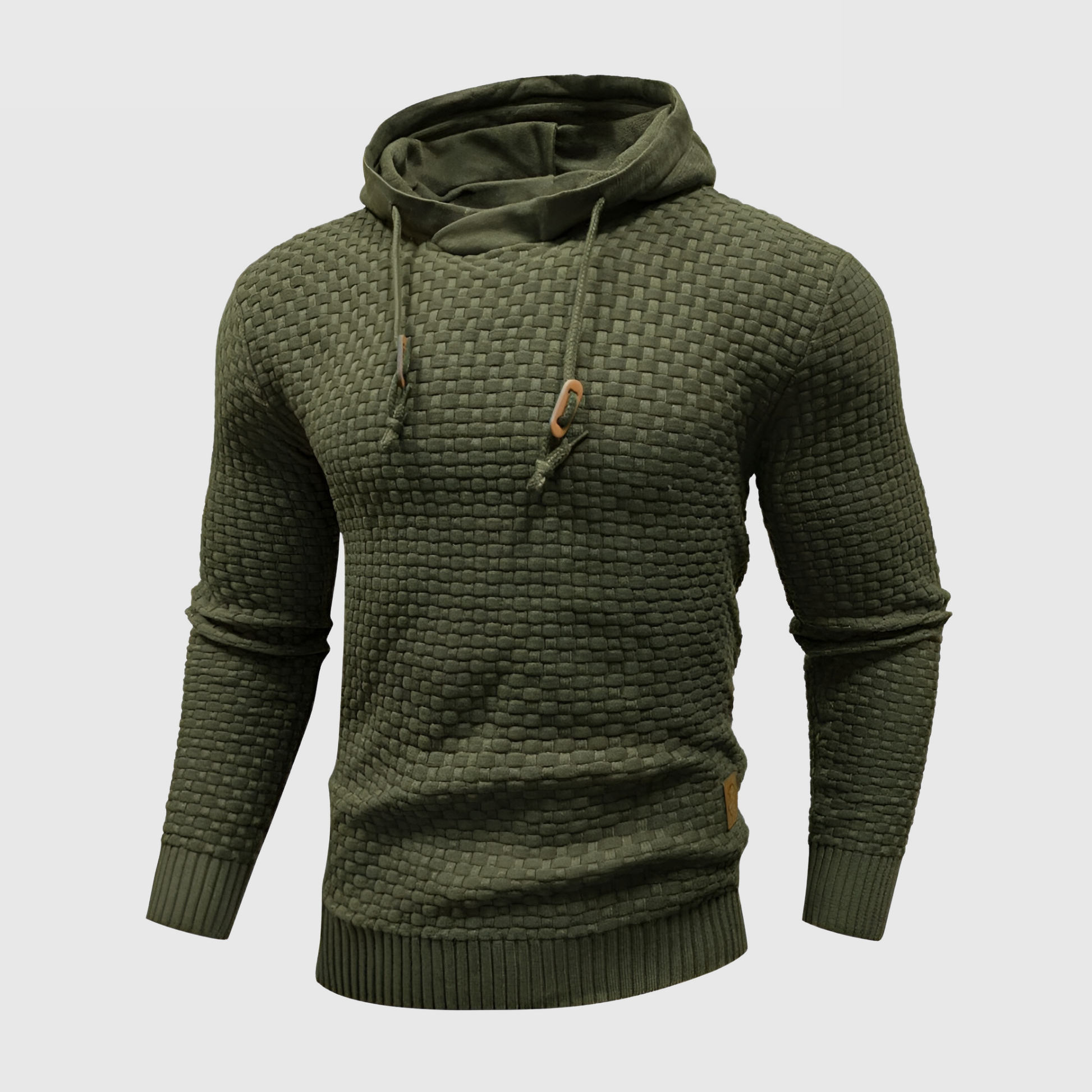 Men's Fleece Hoodie with Adjustable Hood - ModishWorld