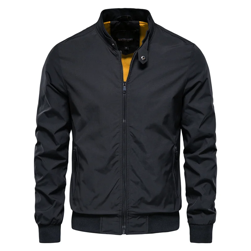 Fashionable Mens Leather Bomber Jacket - ModishWorld