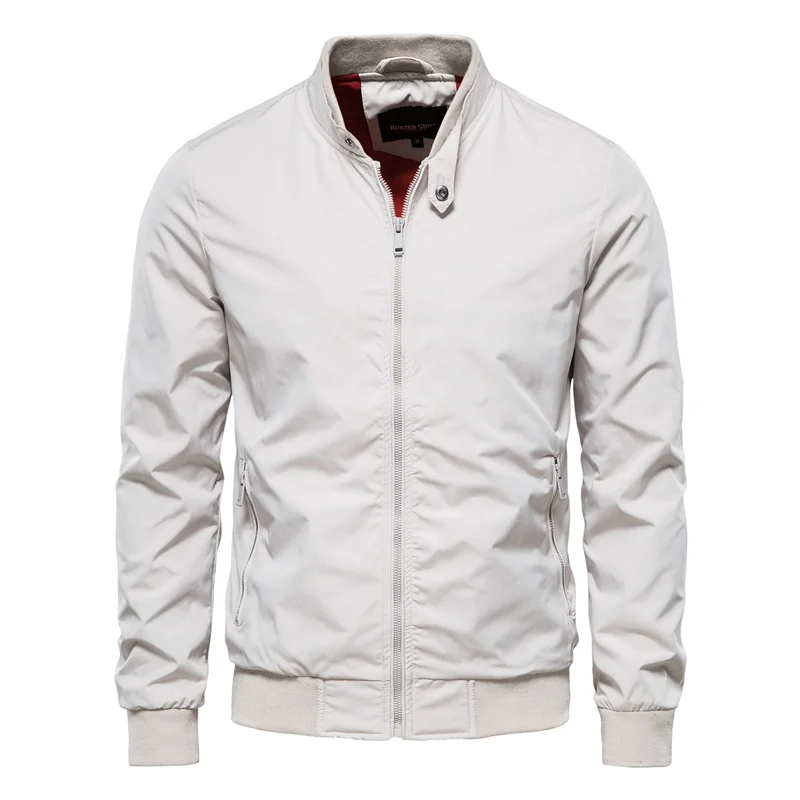 Fashionable Mens Leather Bomber Jacket