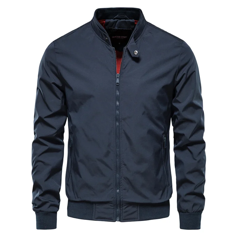 Fashionable Mens Leather Bomber Jacket