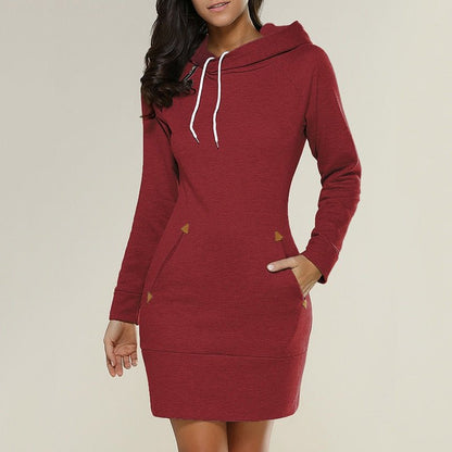 Women's Hooded Pocket Dress