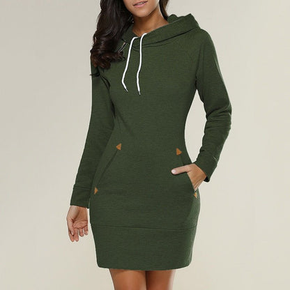 Women's Hooded Pocket Dress