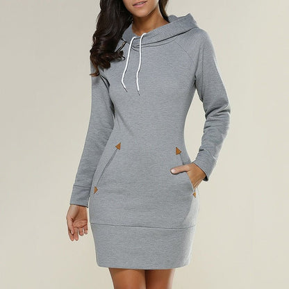 Women's Hooded Pocket Dress