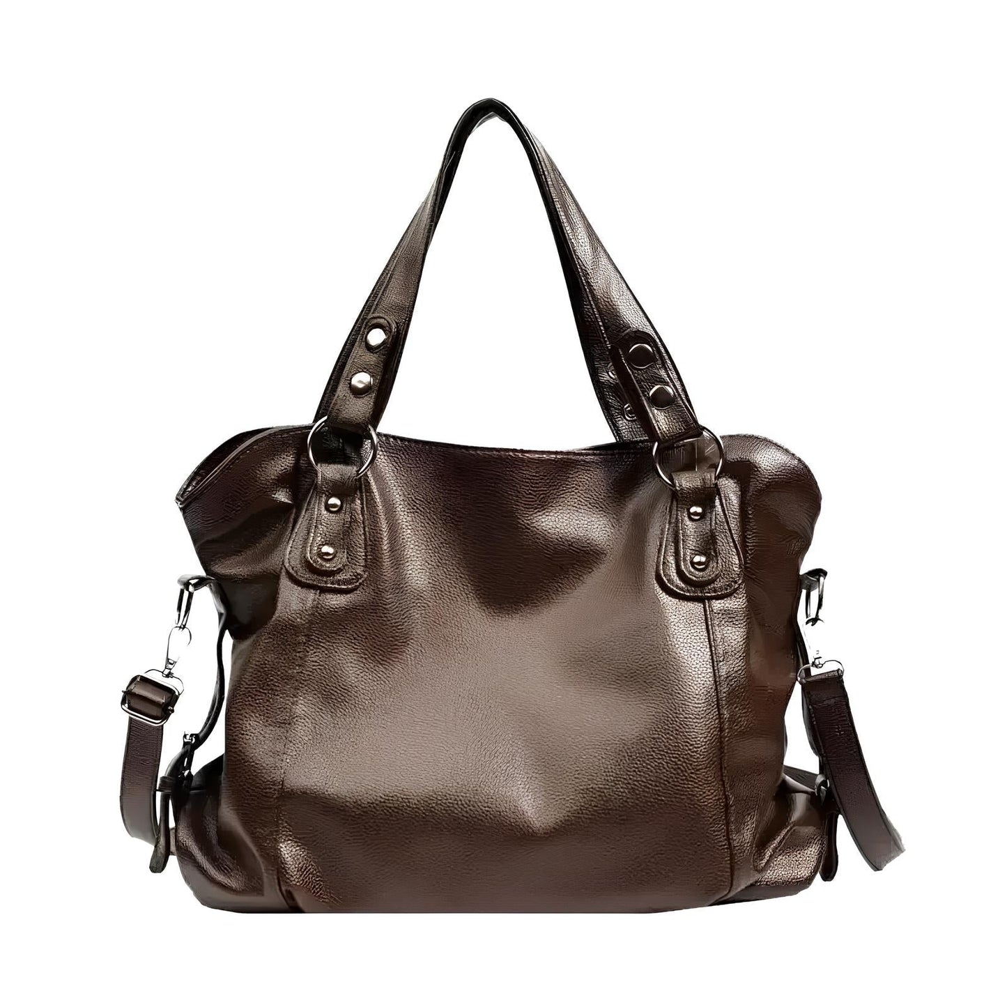 Big Luxe Leather Tote Bag