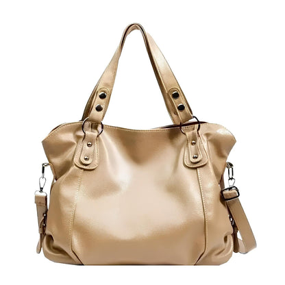 Big Luxe Leather Tote Bag