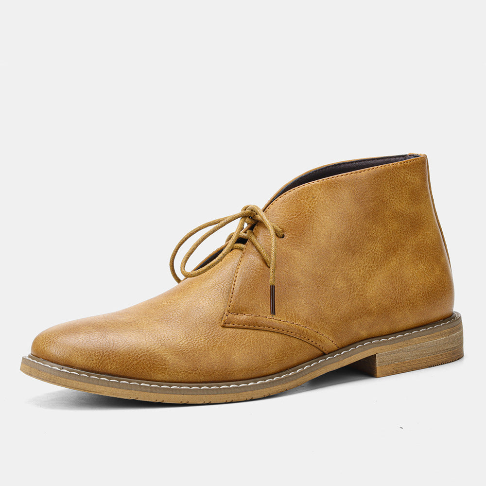 Men's Classic Low Heel Ankle Boots