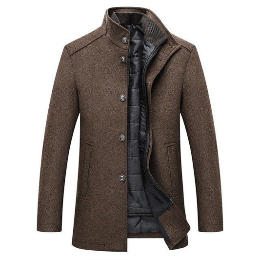Warm Men's Padded Parka Jacket - ModishWorld