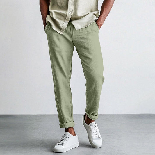 Classic Lightweight Cotton Trousers - ModishWorld