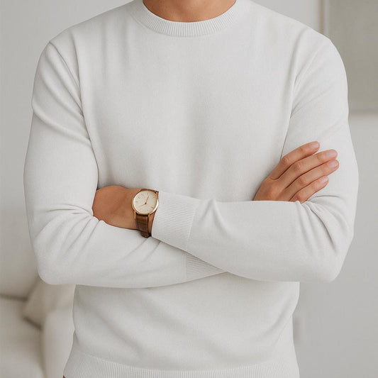 Classic Fit Simple Knit Sweater - Modish World