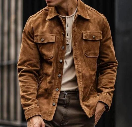 Classic Denim Trucker Jacket - Rugged Western Style - Modish World