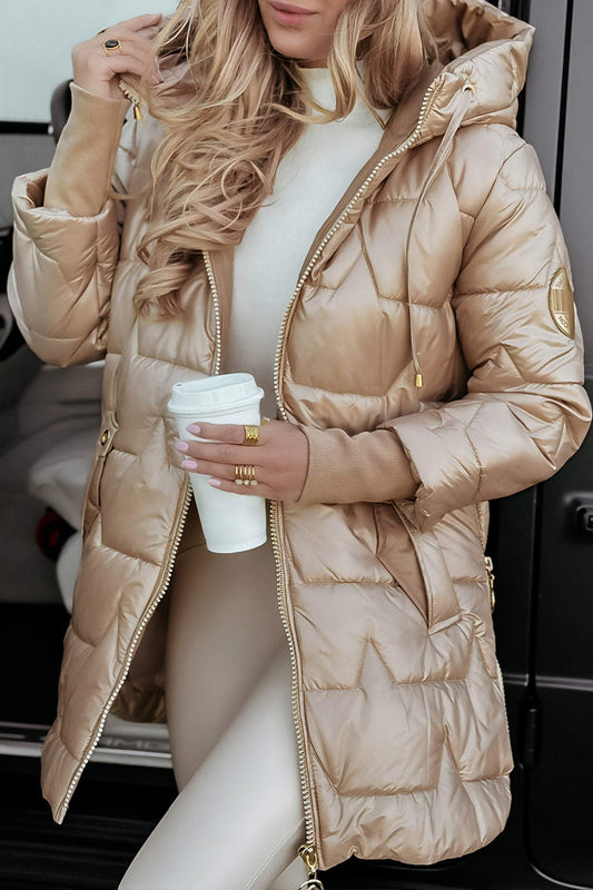 Warm Women's Hooded Winter Coat - ModishWorld