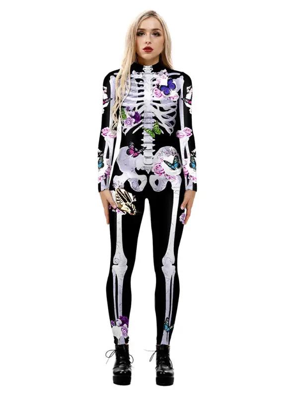 Scary Female Halloween Jumpsuit Costume - ModishWorld
