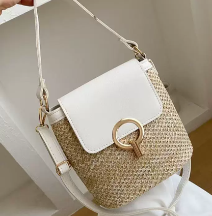 Natural Woven Tote Bag - Chic Summer Purse