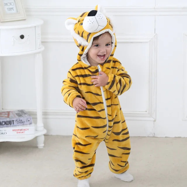 Adorable Baby Onesies with Fun Animal Designs