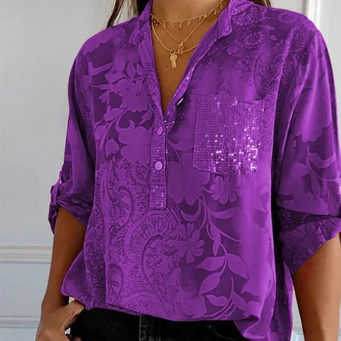 Women's Floral Summer Blouse