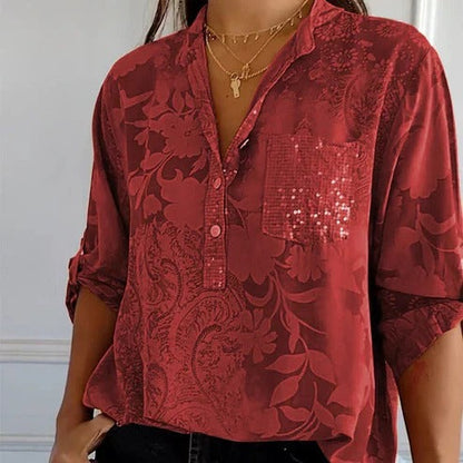 Women's Floral Summer Blouse - ModishWorld